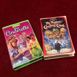 Muppets VHS bundle: “Hey Cinderella” & “The Muppet Christmas Carol”